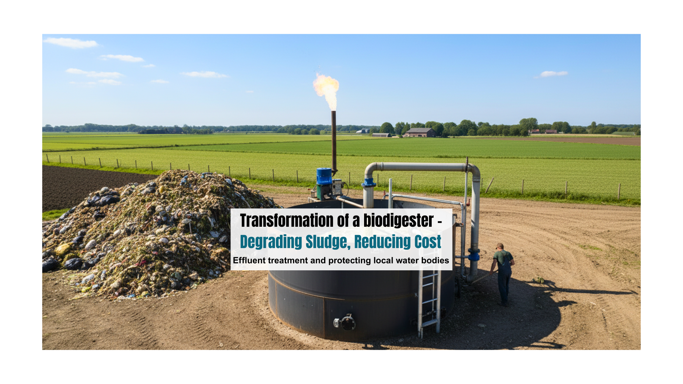 Transformation of a biodigester – Degrading Sludge, Reducing Cost