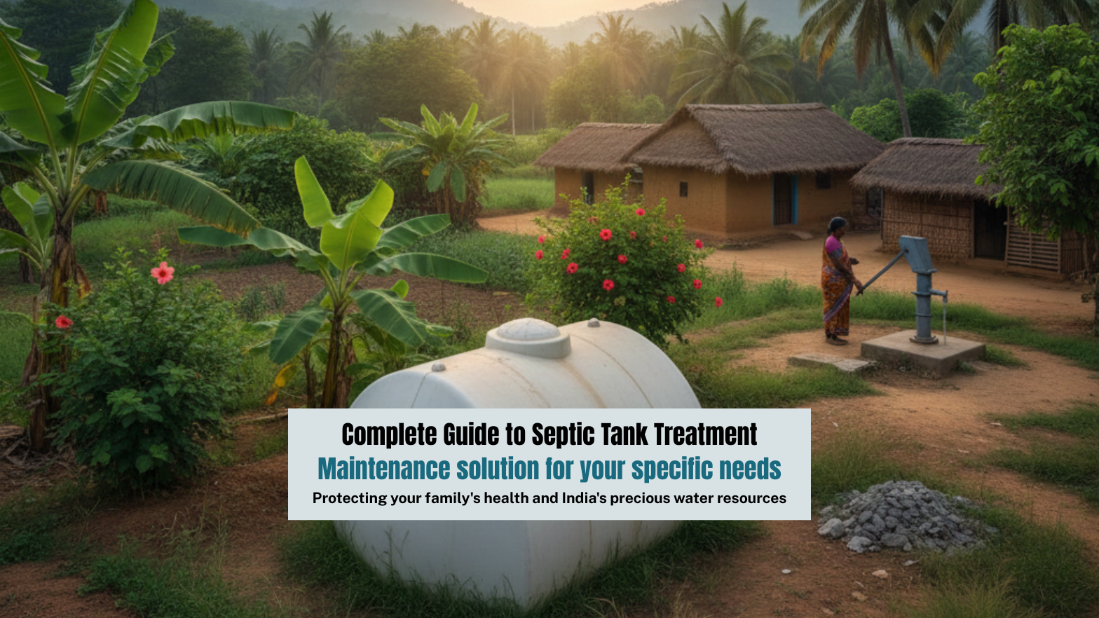 Complete Guide to Septic Tank Treatment in India: Everything You Need to Know