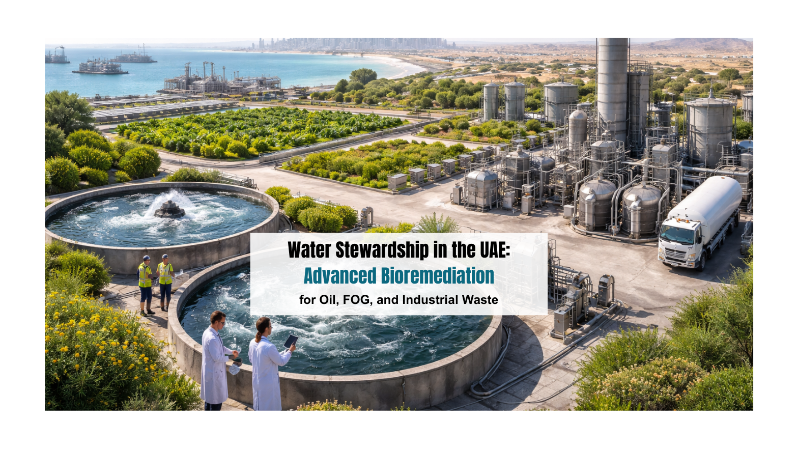 Water Stewardship in the UAE: Advanced Bioremediation for Oil, FOG, and Industrial Waste