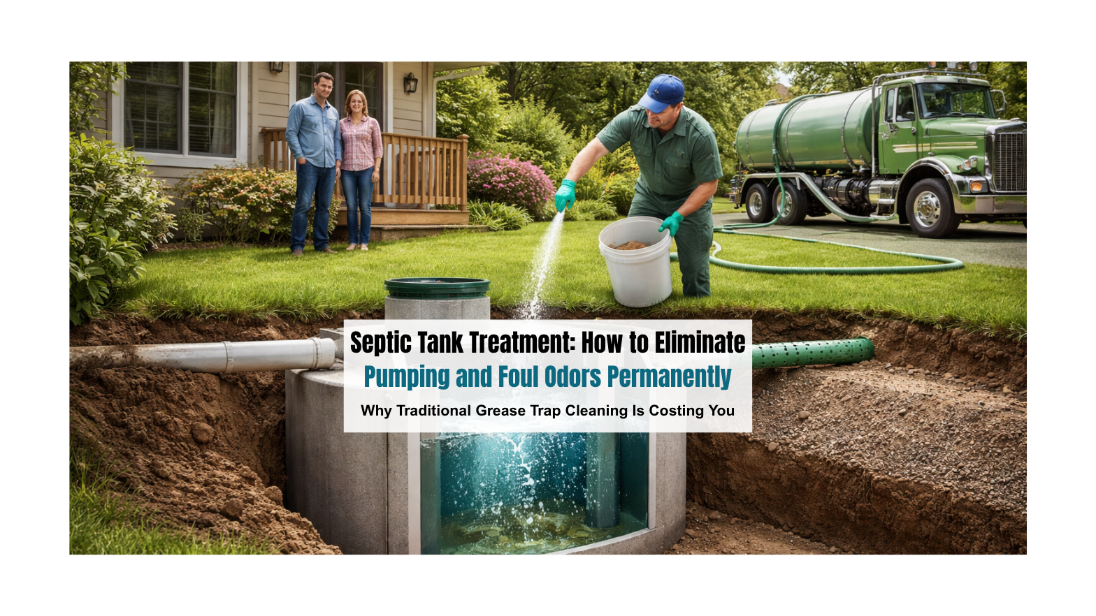 Septic Tank Treatment: How to Eliminate Pumping and Foul Odours Permanently
