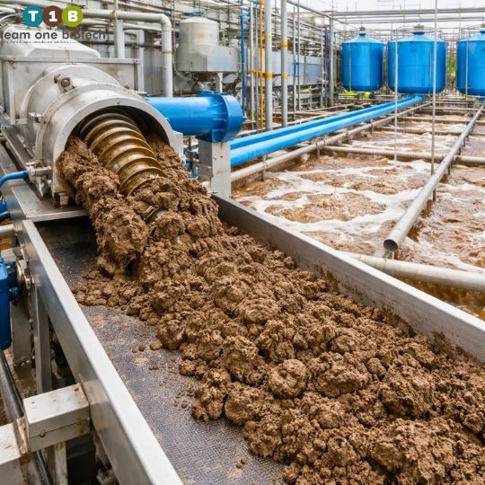 Mechanical Dewatering Combined With Biological Conditioning