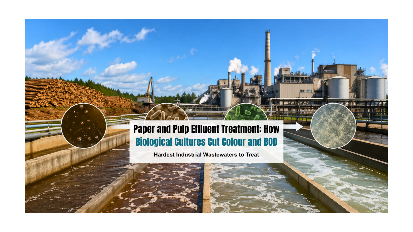 Paper and Pulp Effluent Treatment: How Biological Cultures Cut Colour and BOD