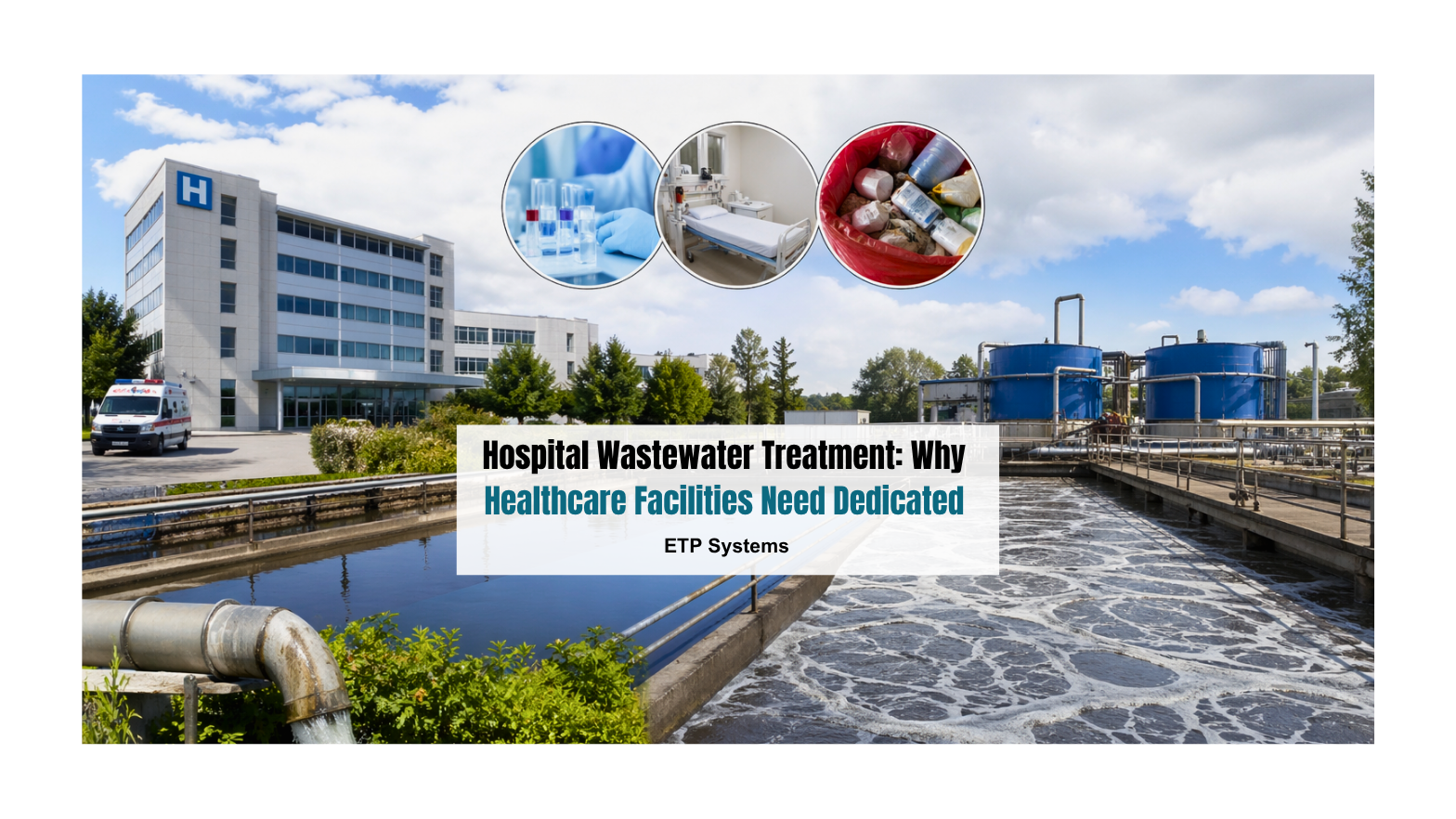 Hospital Wastewater Treatment: Why Healthcare Facilities Need Dedicated ETP Systems