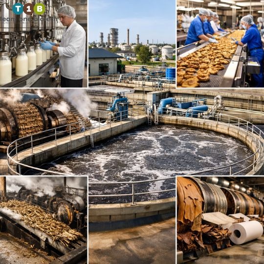 Cross-Sector Applicability, Dairy, Food Processing, Sugar, Tannery, and Paper Industries