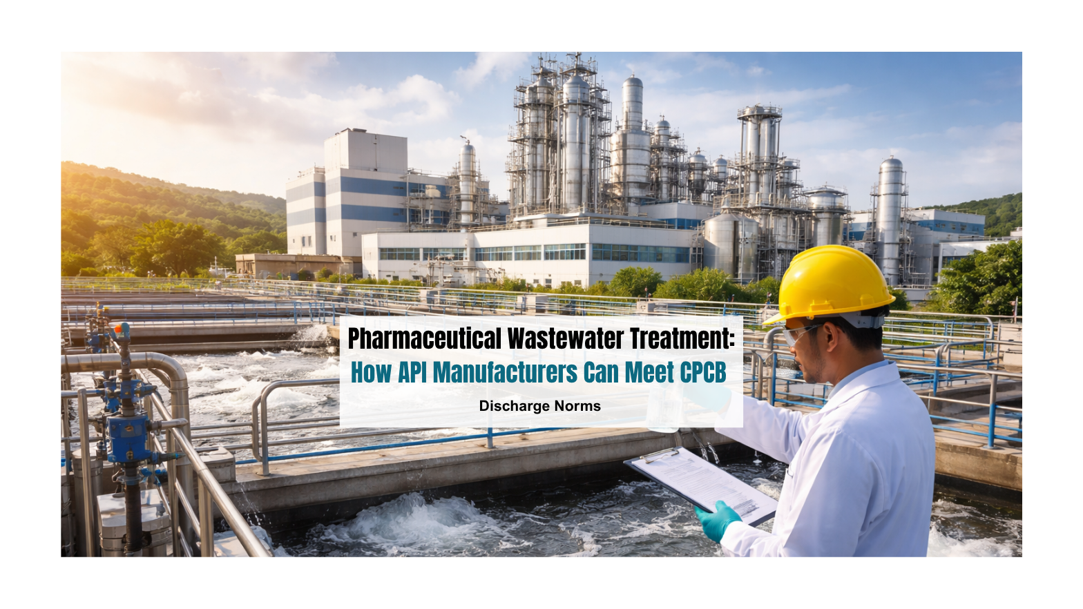 Pharmaceutical Wastewater Treatment: How API Manufacturers Can Meet CPCB Discharge Norms