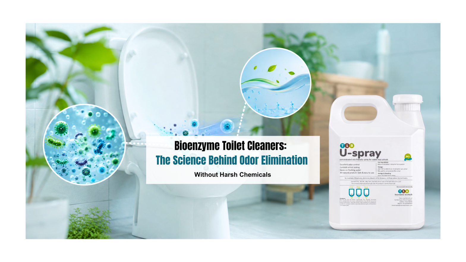Bioenzyme Toilet Cleaners: The Science Behind Odor Elimination Without Harsh Chemicals