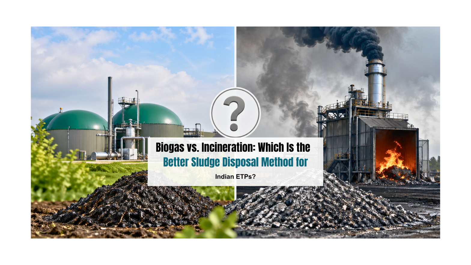 Biogas vs. Incineration: Which Is the Better Sludge Disposal Method for Indian ETPs?