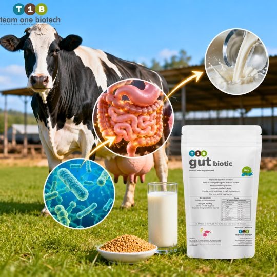 How Probiotics Improve Milk Yield