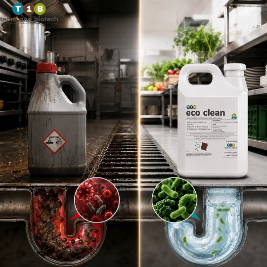 Chemical vs Bioenzyme Cleaners, Side-by-Side for Commercial Kitchens