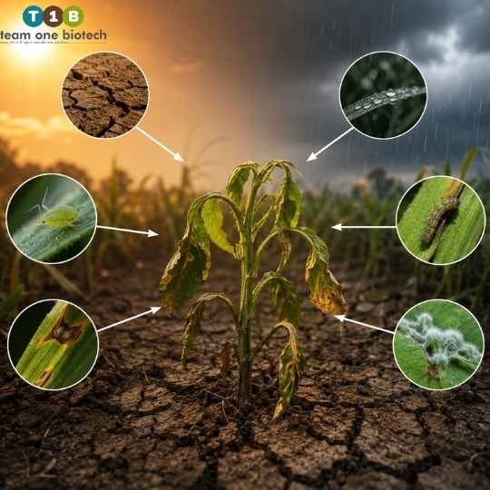 The Hidden Link, How Biotic and Abiotic Stress Compound Each Other