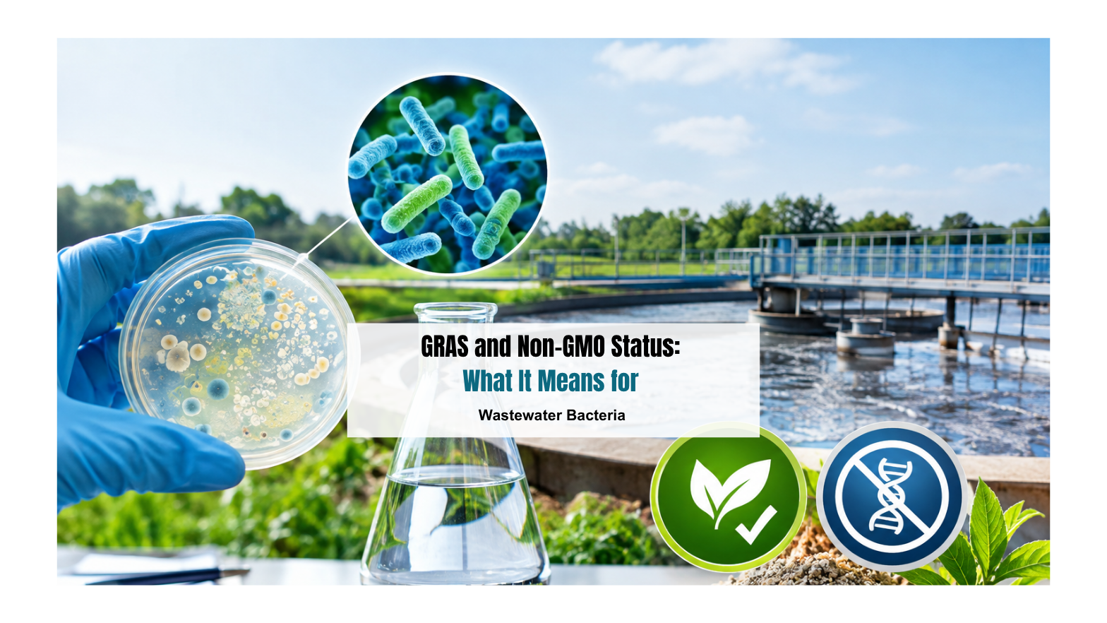 GRAS and Non-GMO Status: What It Means for Wastewater Bacteria
