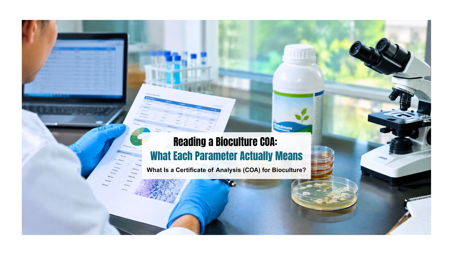 Reading a Bioculture COA: What Each Parameter Actually Means