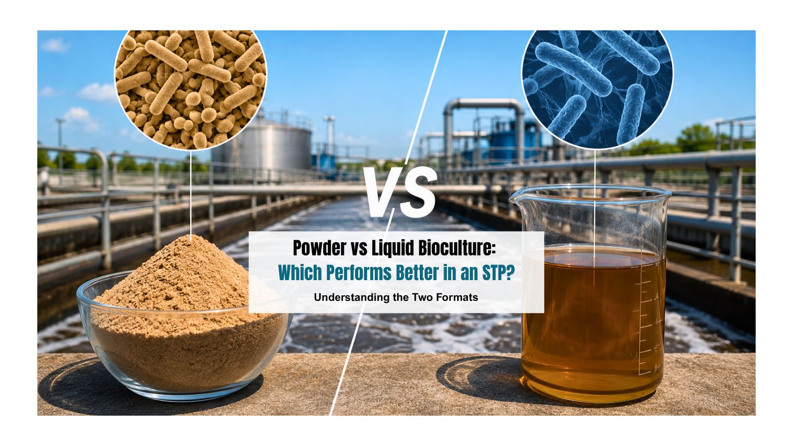 Powder vs Liquid Bioculture: Which Performs Better in an STP?