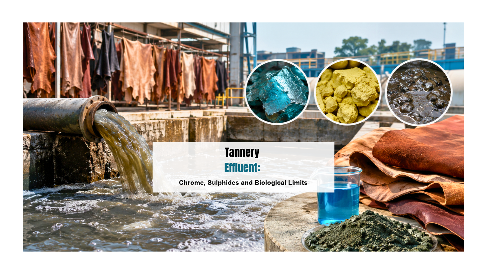 Tannery Effluent: Chrome, Sulphides and Biological Limits