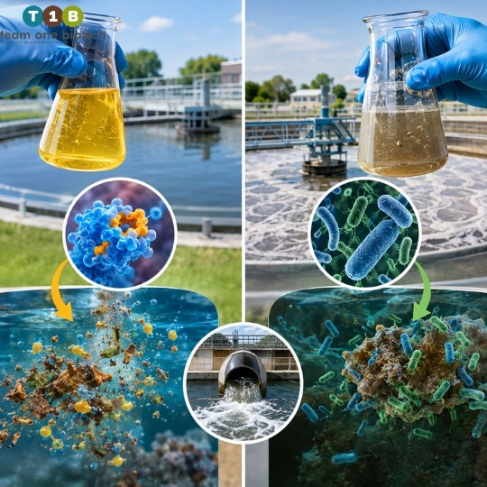 Enzymes vs Bacteria Wastewater, A Direct Functional Comparison