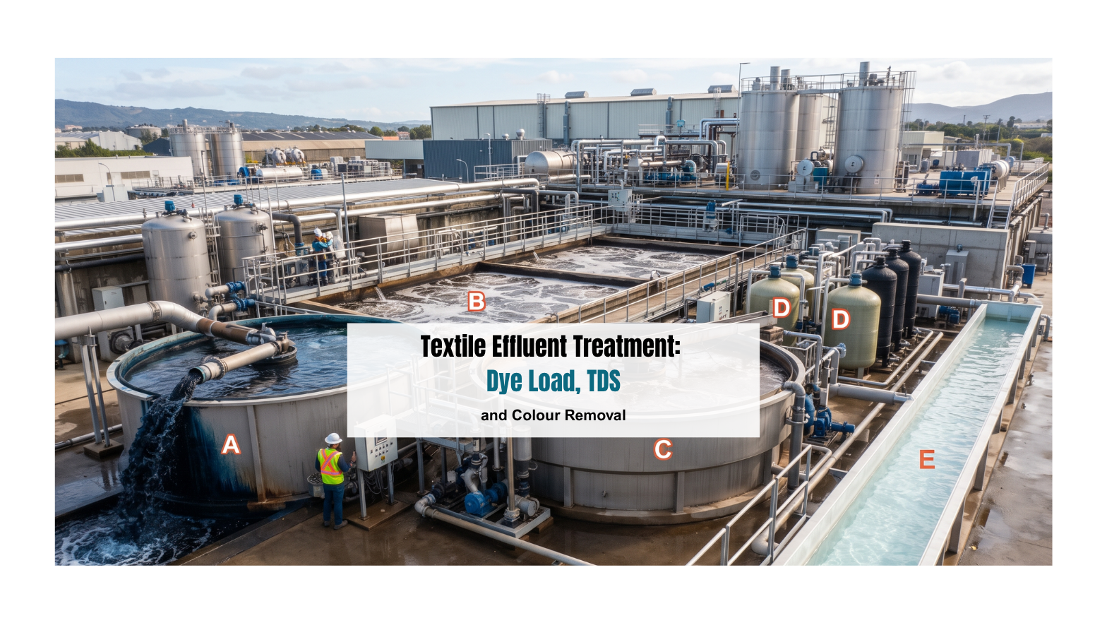 Textile Effluent Treatment: Dye Load, TDS and Colour Removal